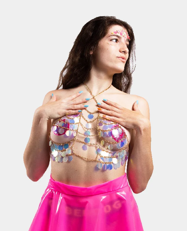 Weekend-Only Price Drops SEQUIN HALTER TOP