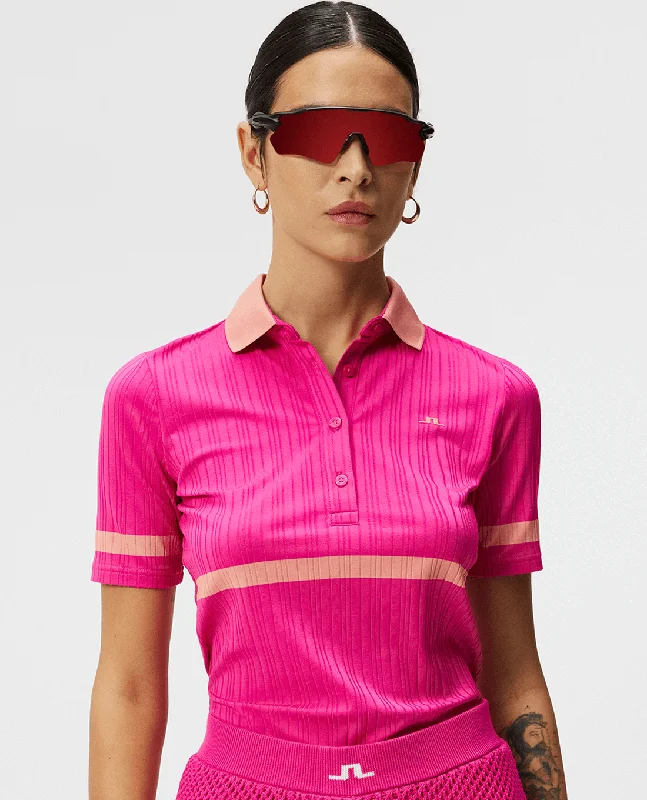 Final Clearance SIZE XL - J.Lindeberg Moira Polo Fuchsia Purple