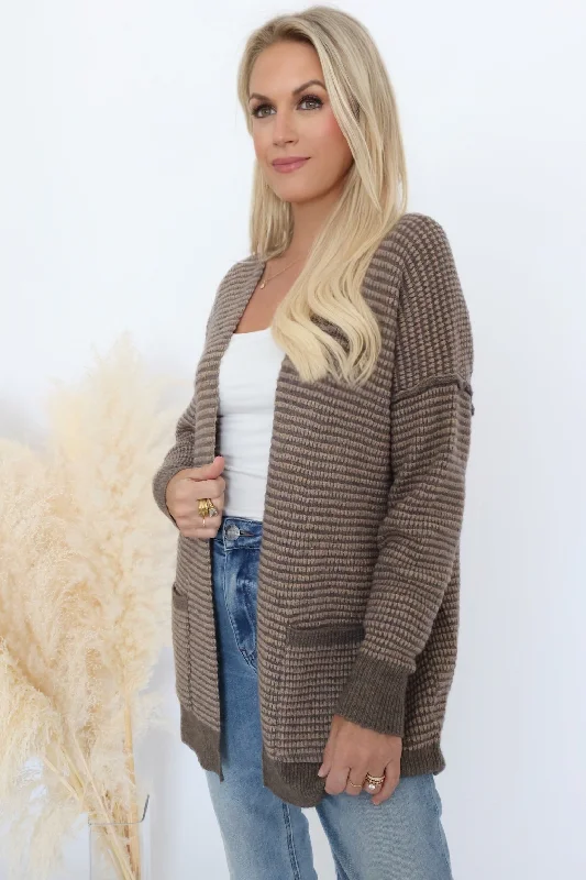 Khloe Cardigan - Dark Mocha (FINIAL SALE)