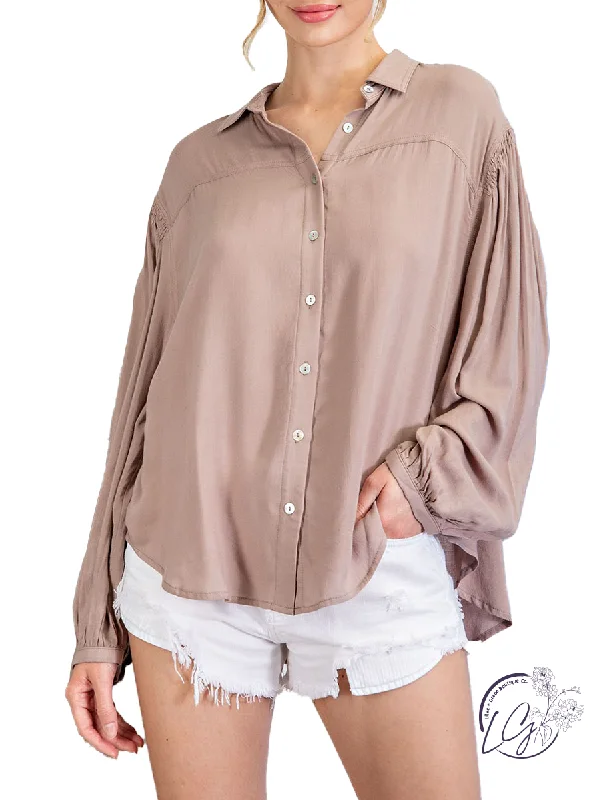 Price Cut Getting My Way Basic Button Down