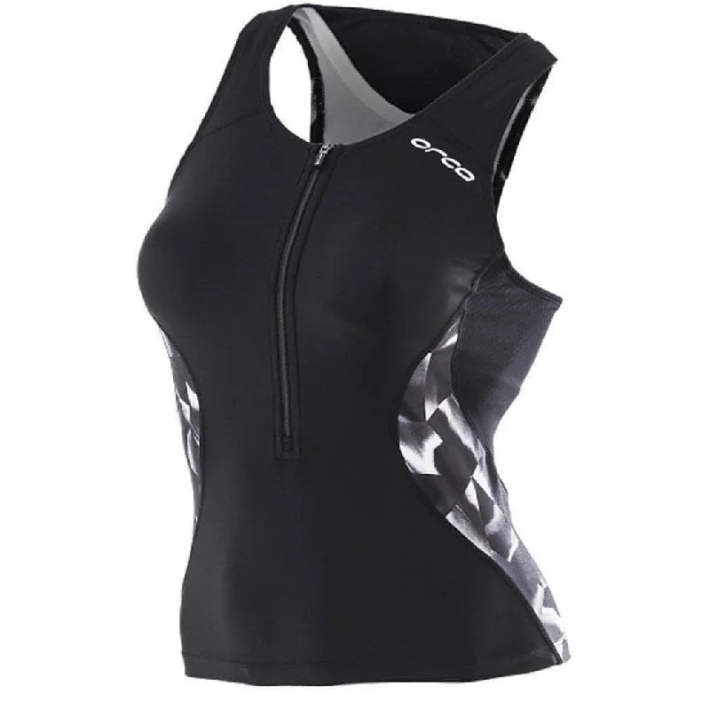 Limited Time Orca Core Support Womens Tri Vest Tank Top - Black