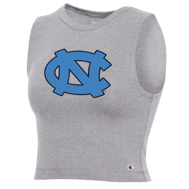 Members Only UNC Cropped Tank Top - Athletic Women's Carolina Tar Heels Midi Crop Tank