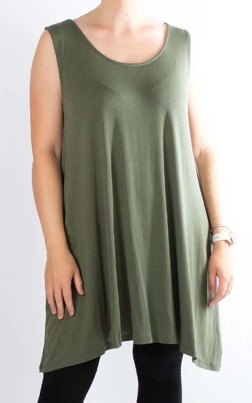 Unmissable Sale Tunic Vest | Khaki