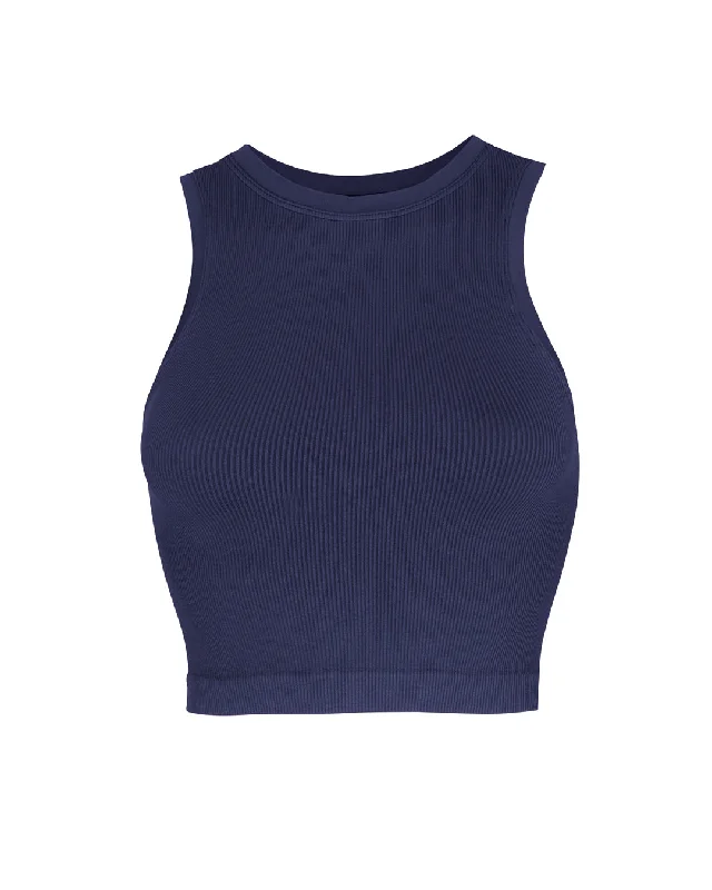 Weekend Savings Bonanza LUMINOUS Ribbed Vest | Eclipse