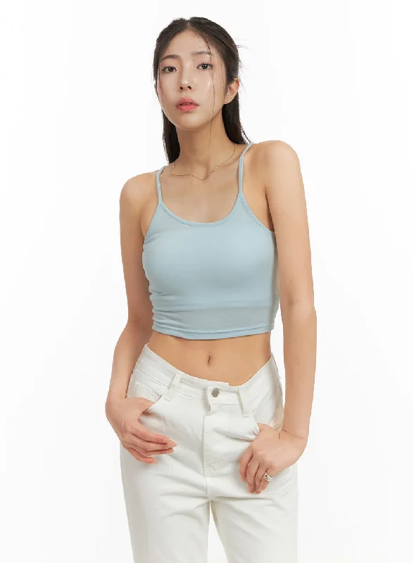 Instant Discount Basic Cami Crop Top OA429