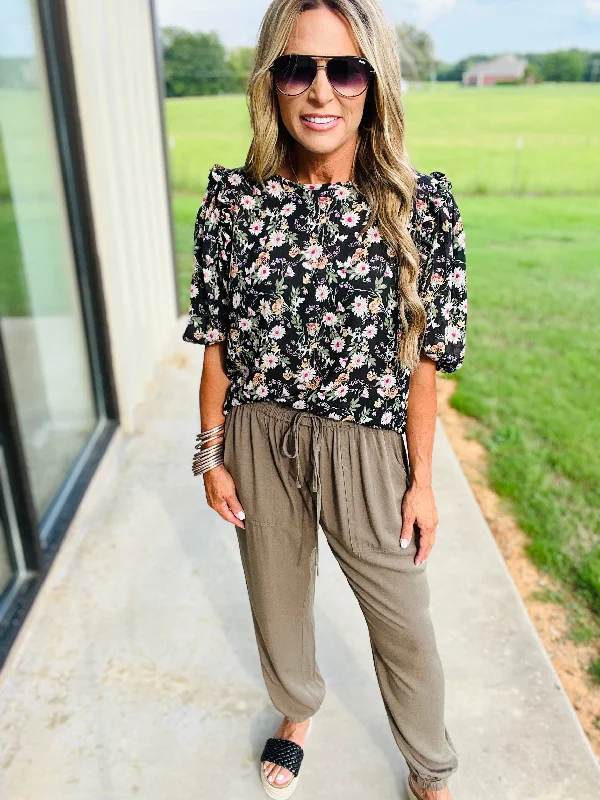 Weekend Shopping Bliss LIVING BLOOM TOP--FLASH SALE