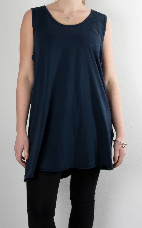 Sale Alert Basic Vest | Navy