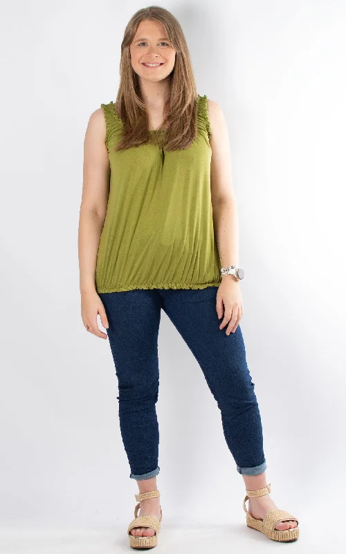 Weekend Deals That Sparkle Lyra Vest | Moss Green
