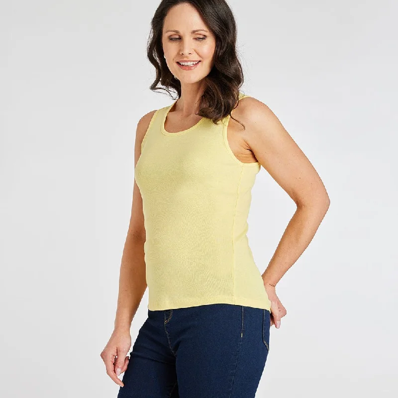 Amazing Deals Ladies Essential Crew Vest Popcorn