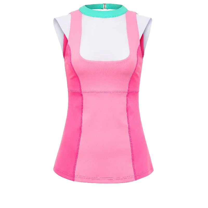 Mega Discount After Midnight Princess Athletic Tank Top - Pink