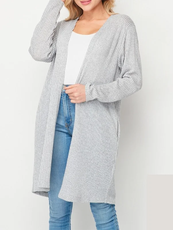 Weekend Offers That Tempt Beauty and Grace Cardigan in Grey