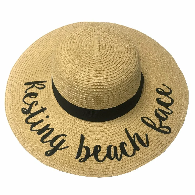 Closeout ST-2017 Resting Beach Face Beach Hat