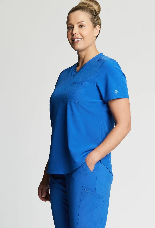 Weekend Shopping Made Better Florence 2 Pocket Scrub Top