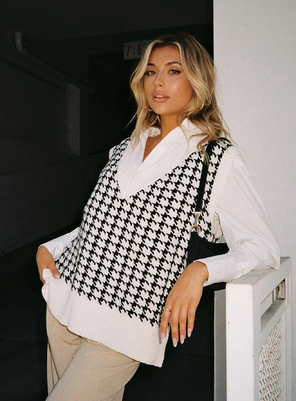 Time-Limited Offer Ashton Sweater Vest White
