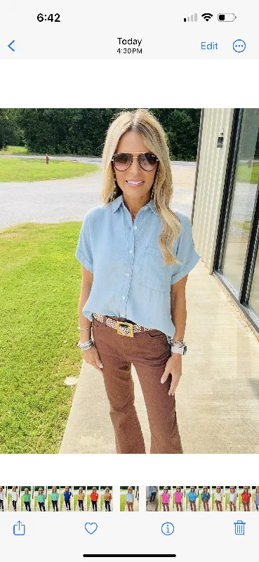 Online Exclusive BREEZE IN THE MORNING TOP---RESTOCK ALERT