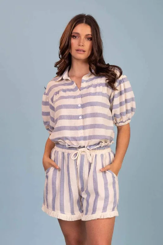 Great Deals Fauna Shirt Blue Stripe