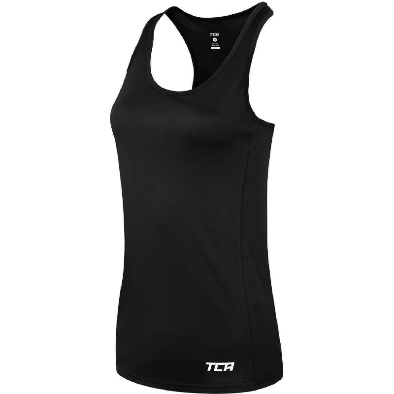Price Smash TCA Laser Tech Lightweight Womens Running Vest - Black