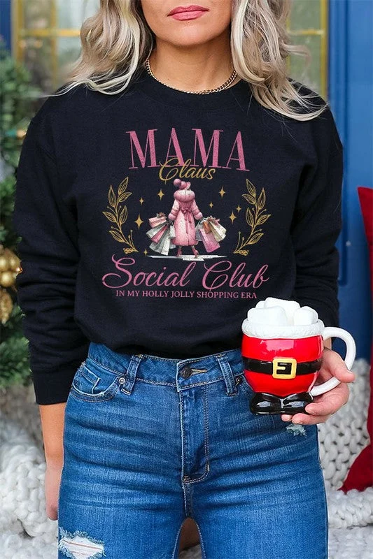 Price Buster Mama Claus Social Club Christmas Sweatshirt
