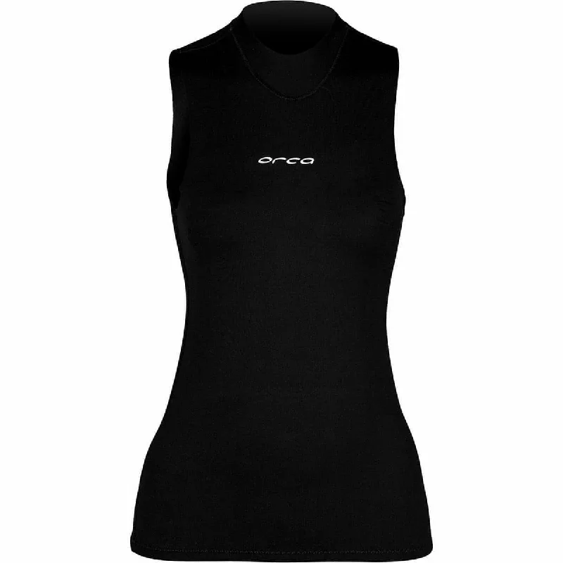 Huge Discounts Orca HeatSeeker Womens Base Layer Vest - Black