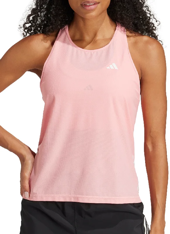 Super Sale adidas Own The Run Womens Running Vest Tank Top - Pink