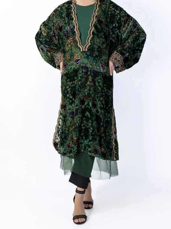 Green Burn Out Tunic - AWP-LK-637