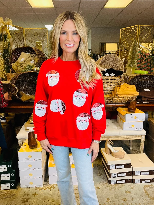 Super Savings MR. CLAUSE RED SWEATSHIRT
