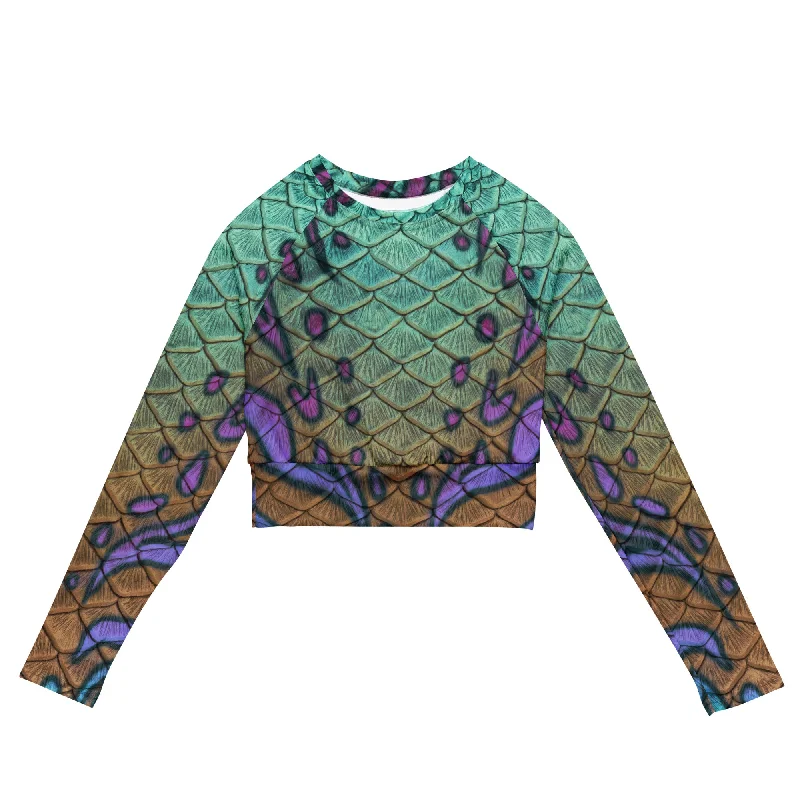 Daily Deals Treasure Cove Recycled Cropped Rash Guard