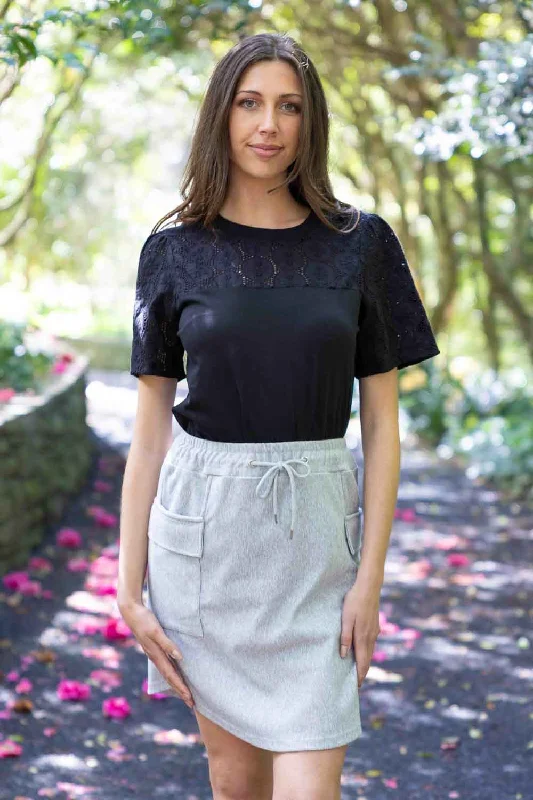 Super Discount Alika T-Shirt Black