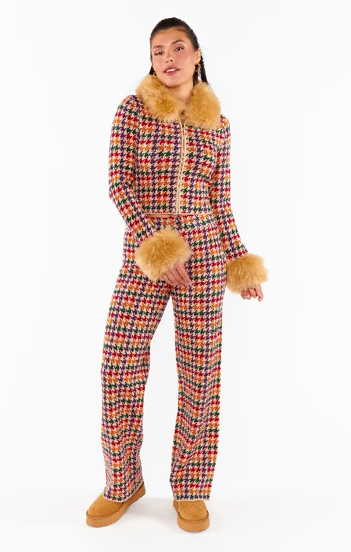 Weekend Flash Sale Zermatt Sweater Pant ~ Valley Houndstooth Knit