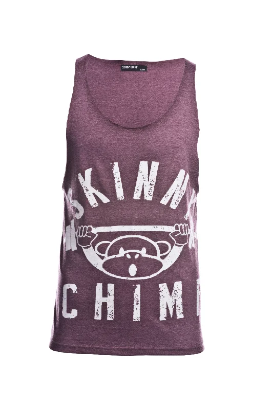 Weekend Flash Sale Classic Raw Cut Unisex Gym Vest-Burgundy