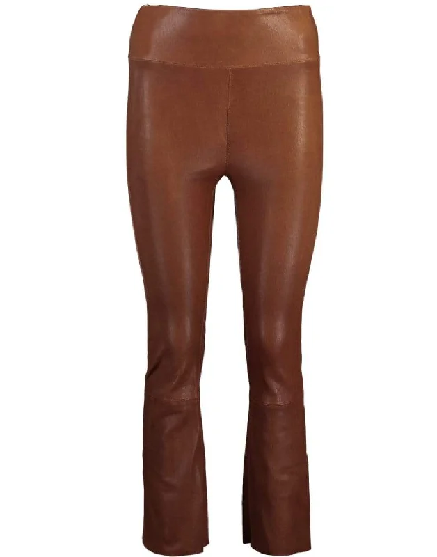 Year-End Clearance Crop Flare Legging - Cocoa