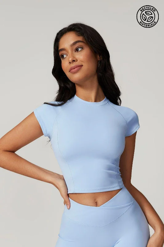 Shop and Save Zoe Top - Ice Blue
