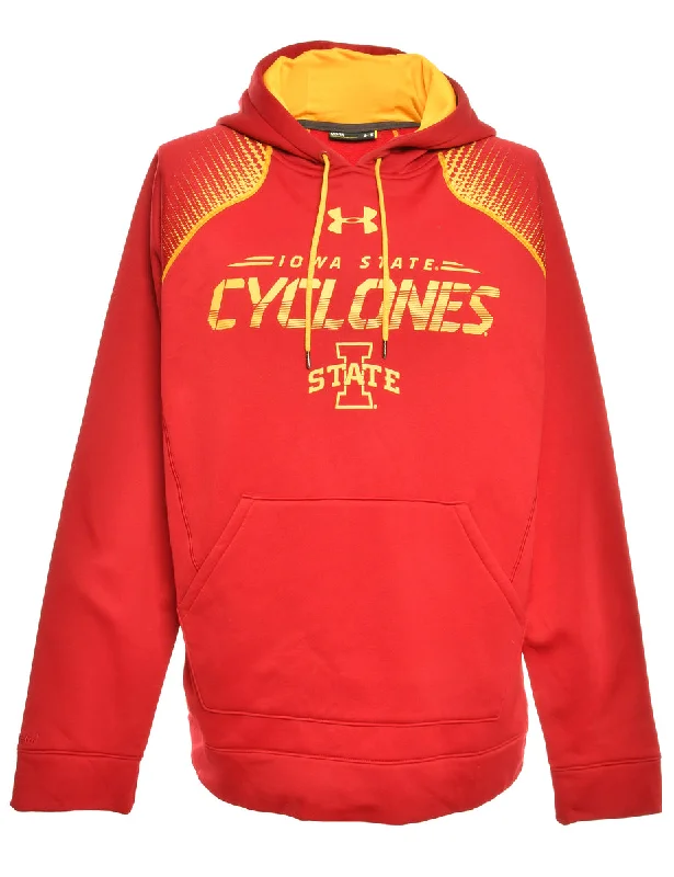Can't Miss Maroon Iowa State Under Armour Printed Hoodie - M