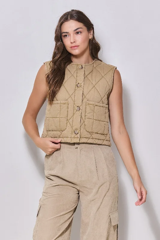 Major Savings Talking Taupe Sweater Vest