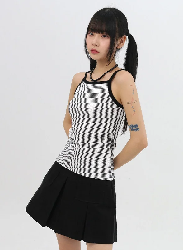 Make Your Weekend Count with Savings Stripe Cami Top IN310