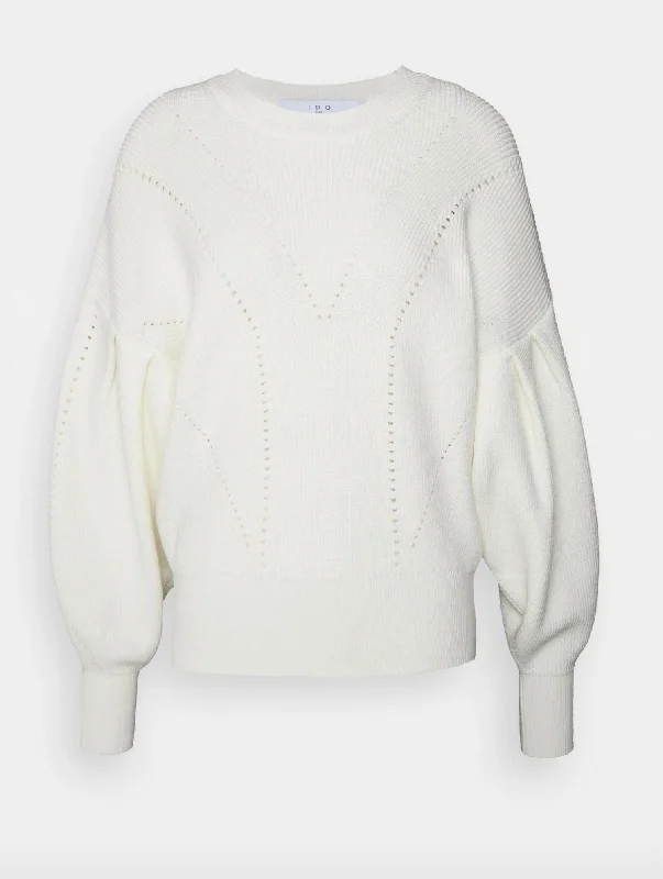 Weekend Offers That Impress Ornica Pullover In White