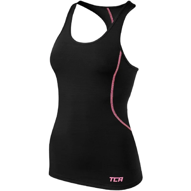 Deal Alert TCA Pro Performance Womens Running Vest Tank Top - Black