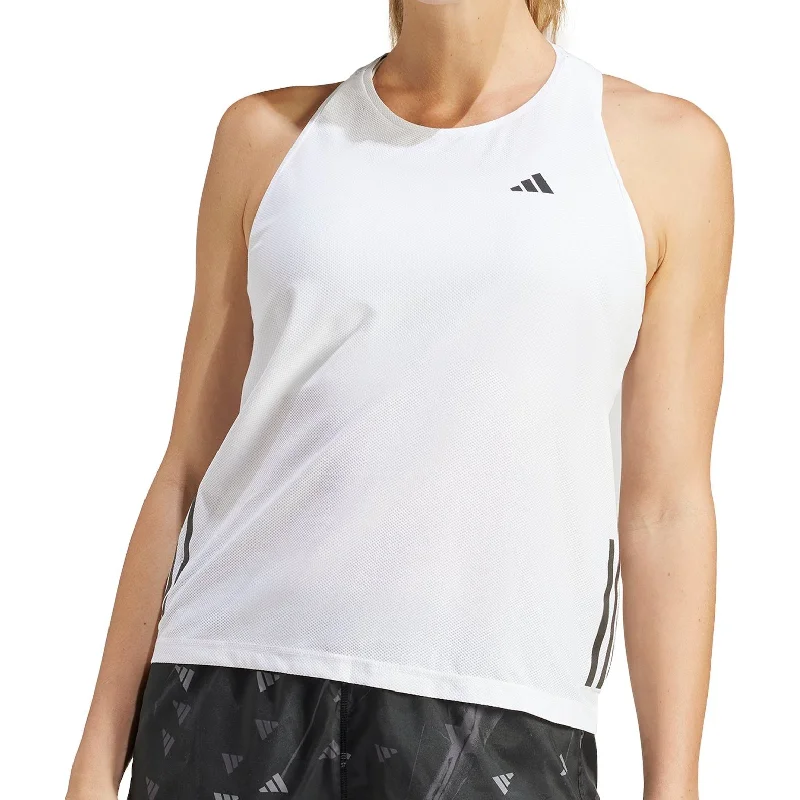 New Markdowns adidas Own The Run Womens Running Vest Tank Top - White