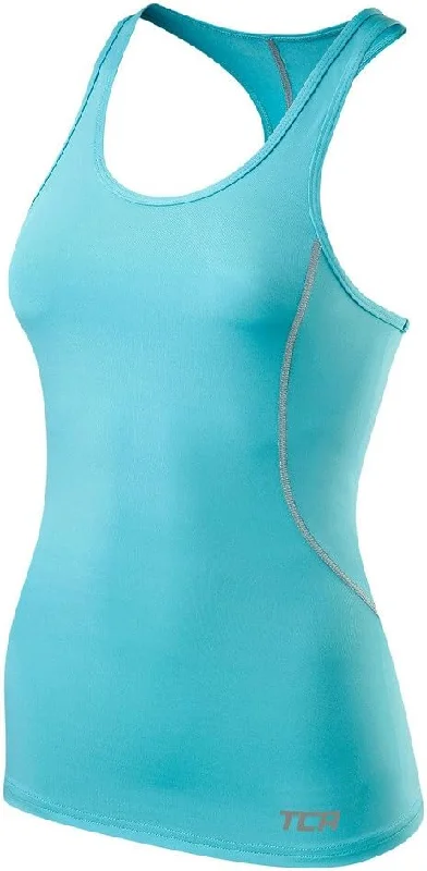 Mega Deal TCA Pro Performance Womens Running Vest Tank Top - Blue