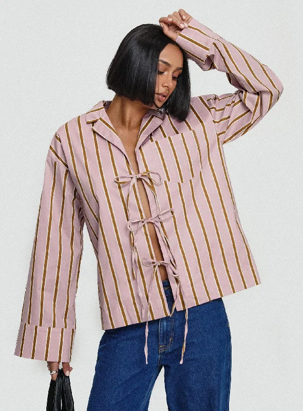 Exclusive Offers Spiri Shirt Pink Stripe