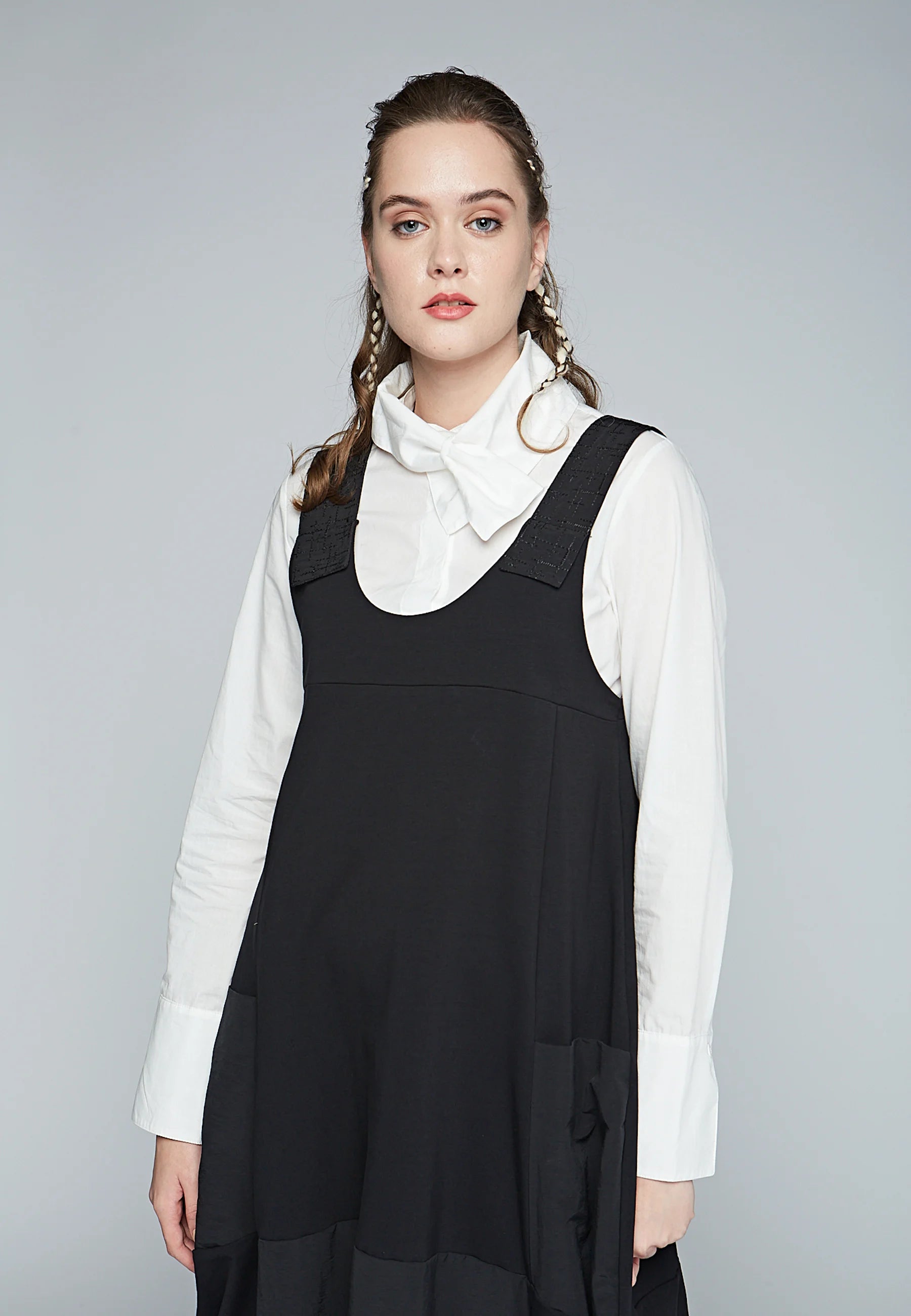 Shop Now POISE Basic poplin shirt with sleeve cuffs