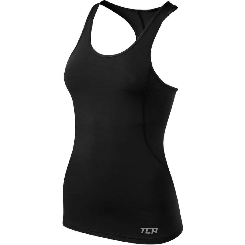 Loyalty Reward TCA Pro Performance Womens Running Vest Tank Top - Black