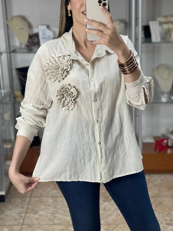 Today’s Deal Long Sleeve Floral Design Top