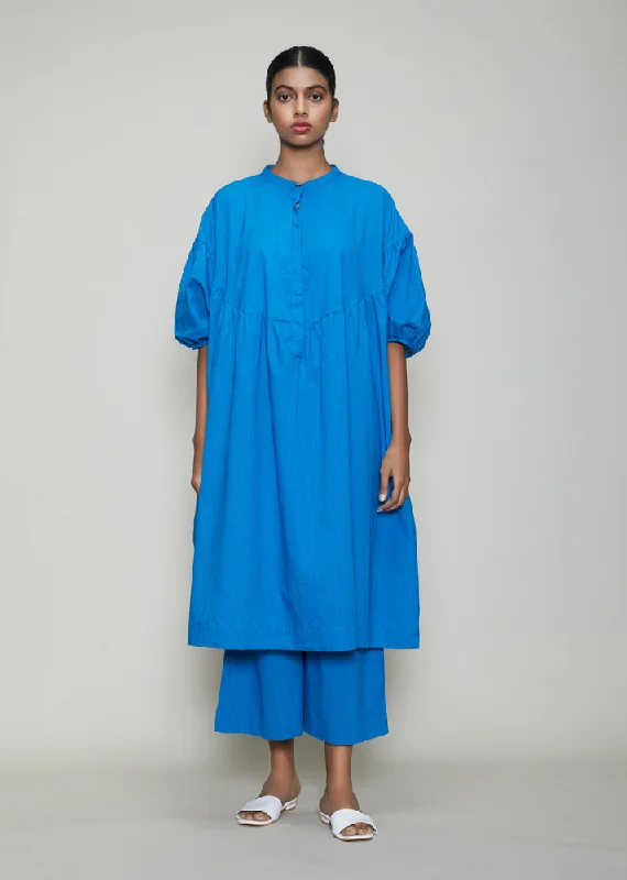 Weekend Shopping Extravaganza Acra Tunic Dress Blue