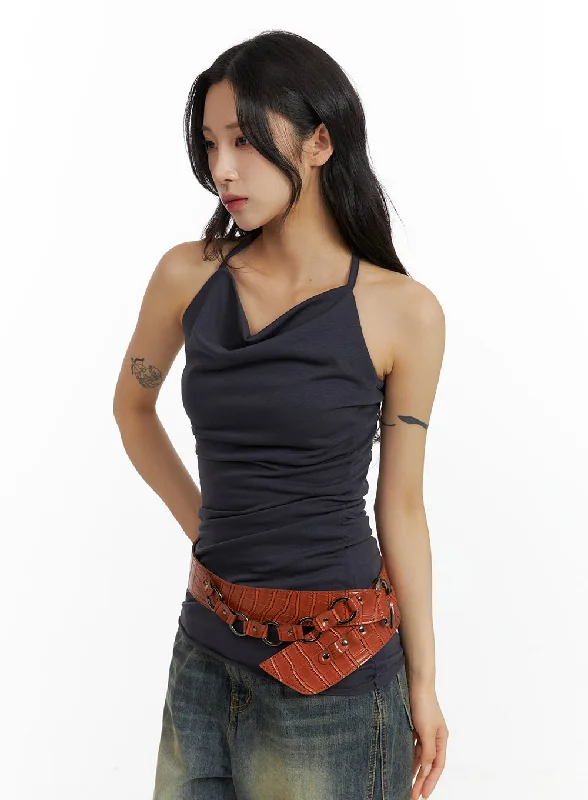 Deal of the Day V-Neck Halter Top CF416