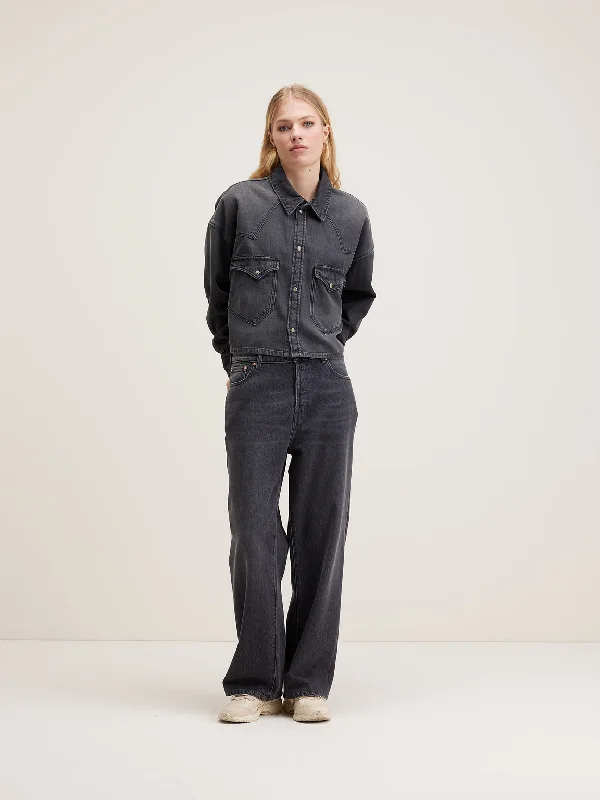 Crazy Deal Denim Shirt Polar D0 Polar D0517 Used-Black