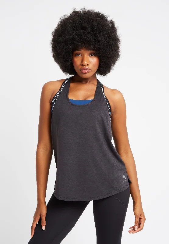 Huge Discounts Long Line Sports Vest-Black