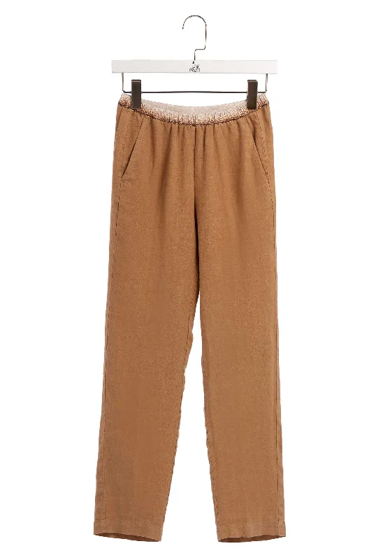 Pants Pirouette Linen 25-Cappuccino