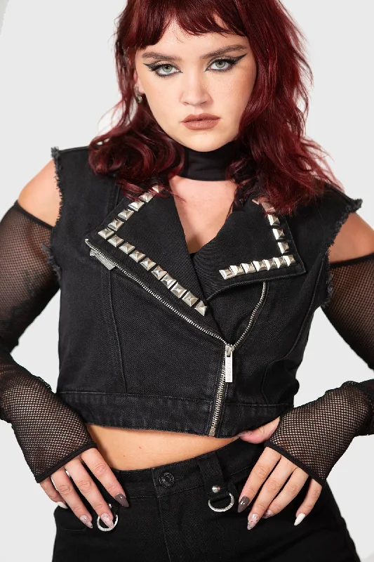 Price Slash Heaven2Hell Denim Vest