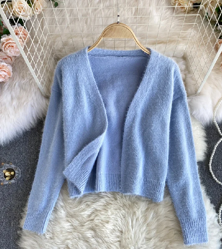 Quick Deals Sweater stylish two pieces sweater  055